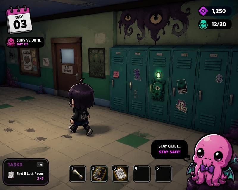 Lovecraft Locker 玩法展示 实机截图 3