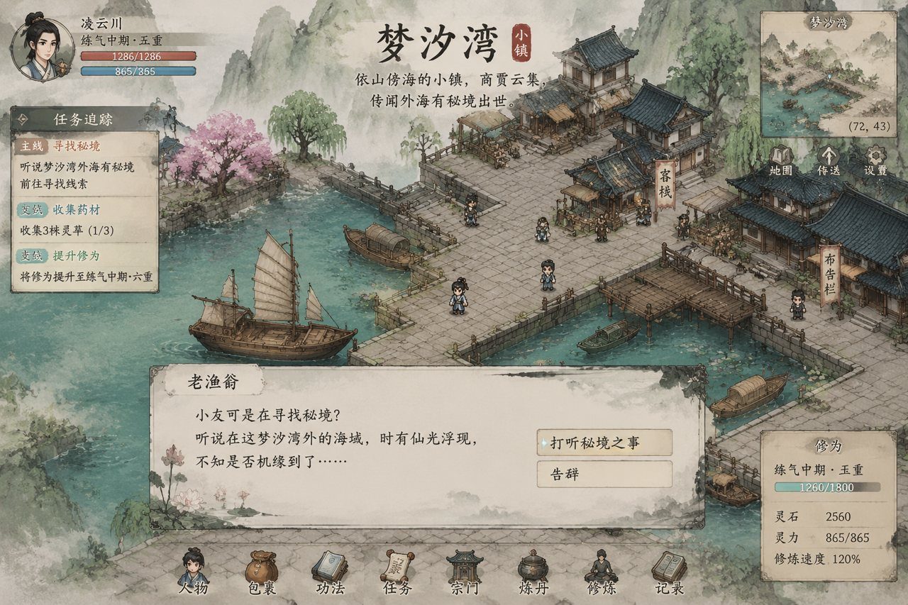 谪仙索欢录 支线内容 玩法截图 5
