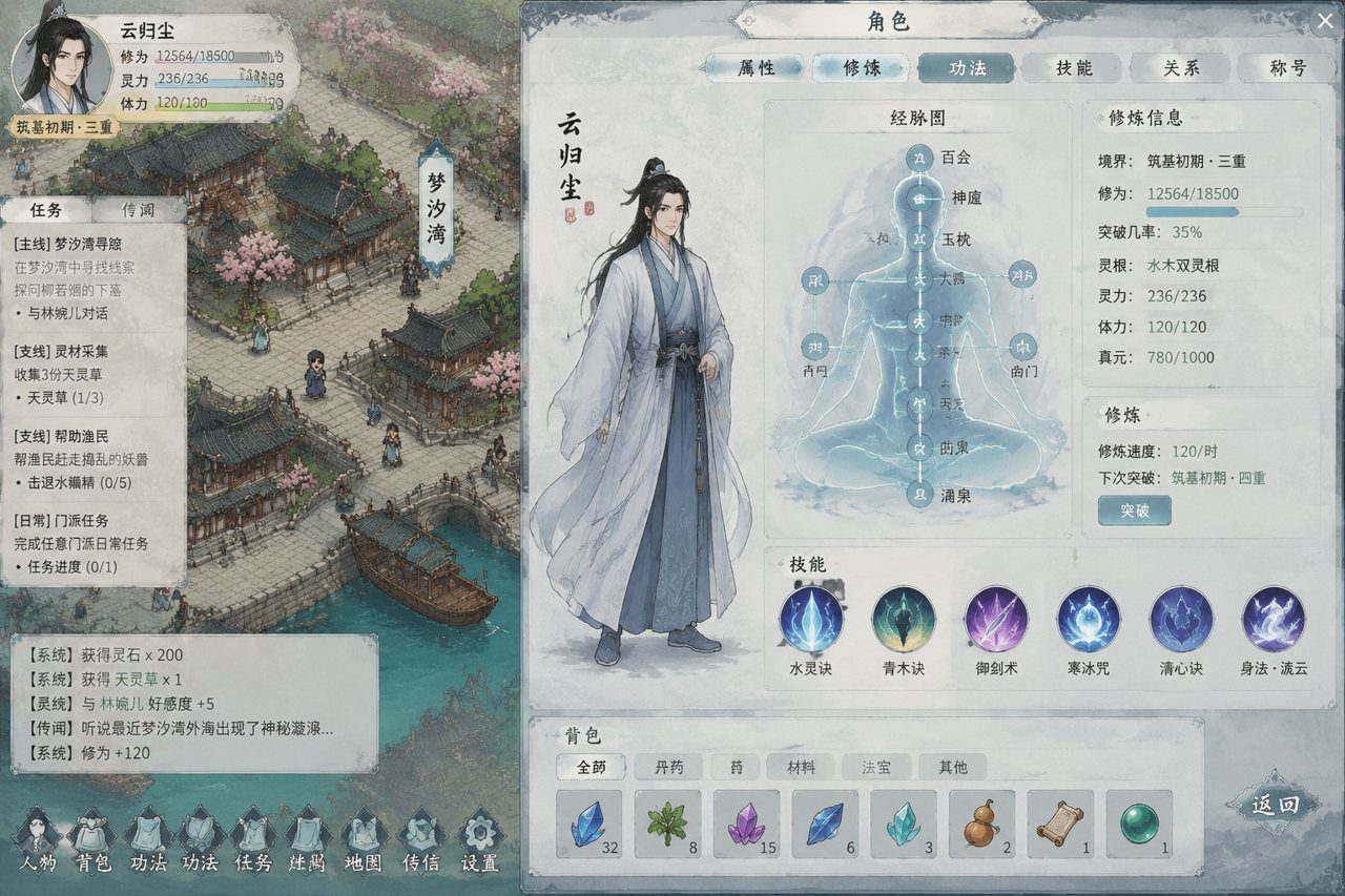 谪仙索欢录 角色养成 专题图 3