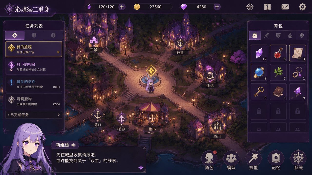 光与影的二重身 角色养成 玩法截图 7