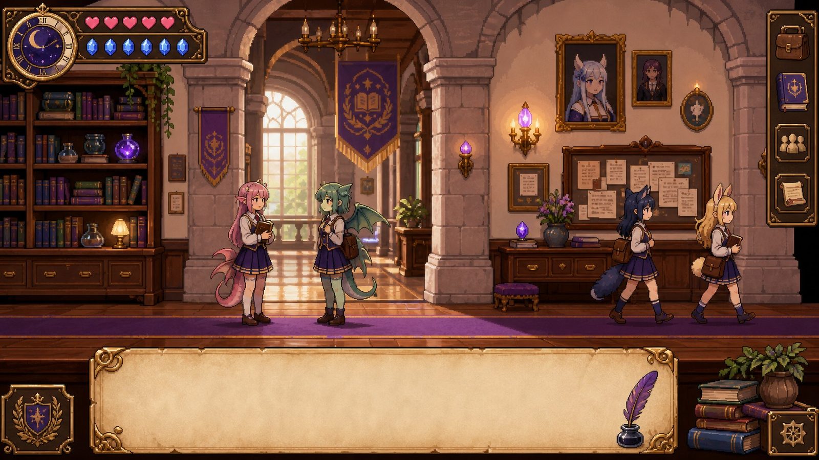 魔法兽娘学院MagicalMonster 故事片段 画面 2
