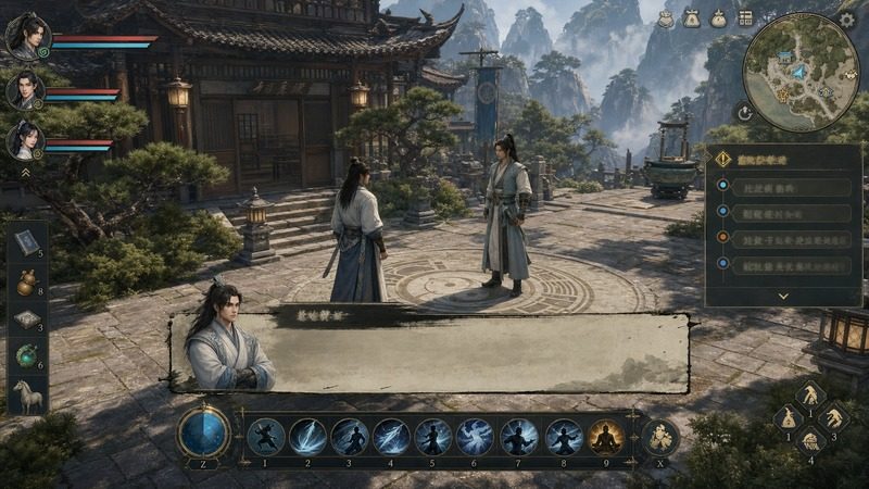 金庸群侠传5爱与死仙狐MOD六周年 实机画面 展示图 1