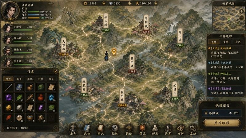 金庸群侠传5爱与死仙狐MOD六周年 天书系统 玩法截图 4